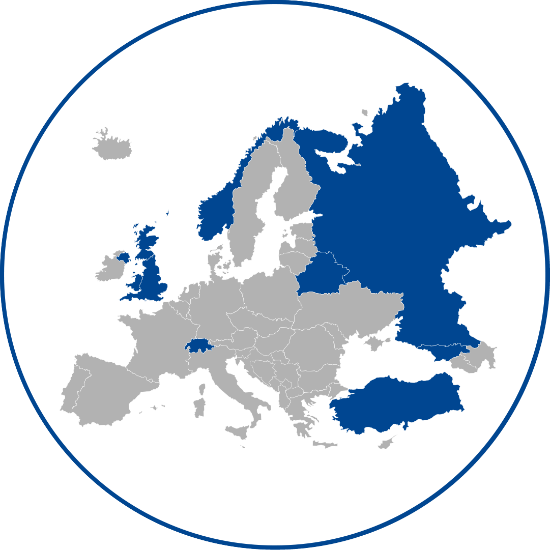 DLA Europe Map