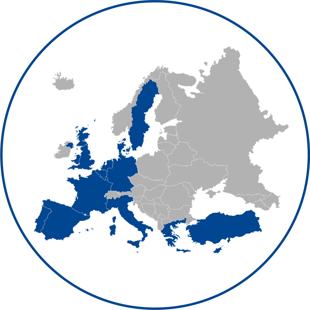 DLA Italy Map